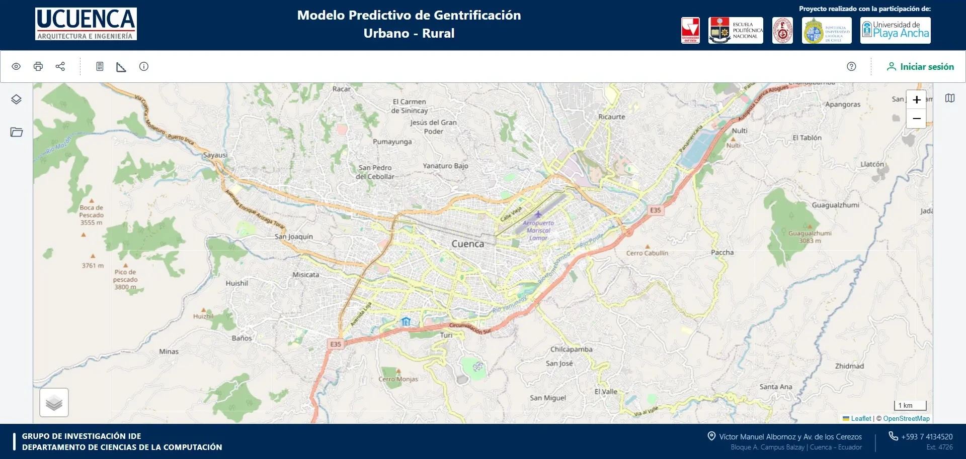 Captura del proyecto Modelo Predictivo de Gentrificación